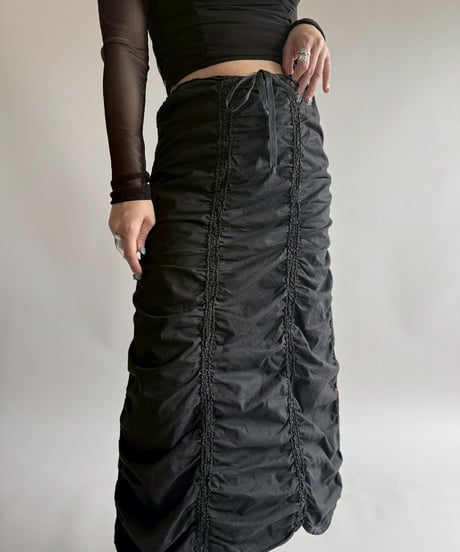 【USED】 Design Long Skirt  /250412-021