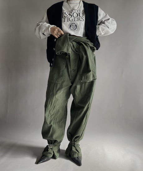 【USED】 Army Cotton Coverall  / 221203-025