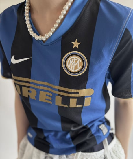 【USED】 Nike 08~09's INTER Soccer Shirt / 250607-008