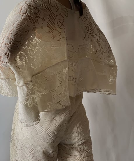 【RE;CIRCLE】 RE Lace L/S Top/210801-065
