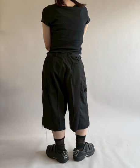 【RE;CIRCLE】 Re Suit Double Knee Shorts / 250612-003
