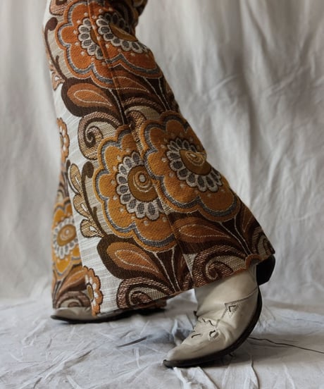 【RE;CIRCLE】 RE Antique Curtain Flare Pants②/ 210613-008