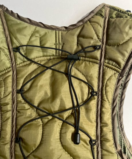 【RE;CIRCLE】 RE Liner Code Vest Khaki / LINER-06