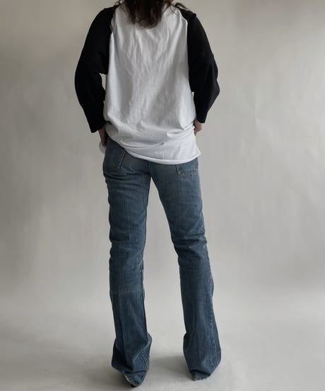 【USED】 Raglan T-shirt Black / 220618-001