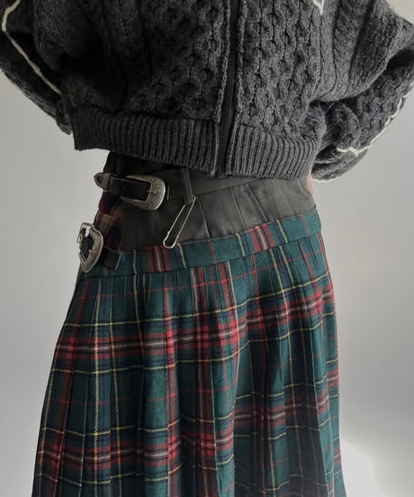 【RE;CIRCLE】 RE Kilt Skirt Middle / 250206-014