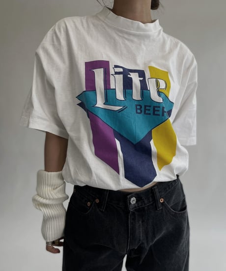 【USED】 T-shirt "Life BEER" / 220827-010