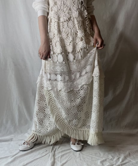 【RE;CIRCLE】  RE Crochet N/S Dress ②/210512-006