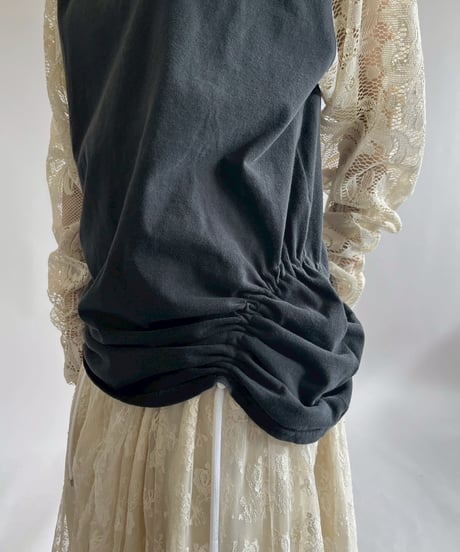 【RE;CIRCLE】 RE Lace Switching Raglan T-Shirt / 250605-008