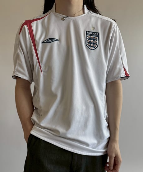 【USED】 UMBRO 05~07's ENGLAND Soccer Shirt/ 250607-036