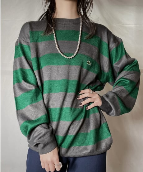 【USED】 LACOSTE Acrylic Knit ④ / 220111-014
