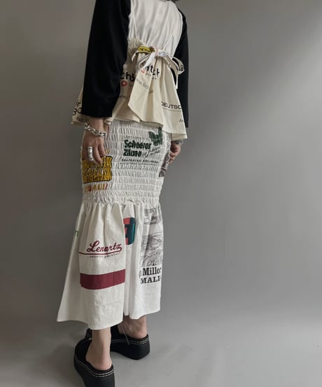 【RE;CIRCLE】RE Eco-Friendly Bag Camisole Bustier / 230622-029