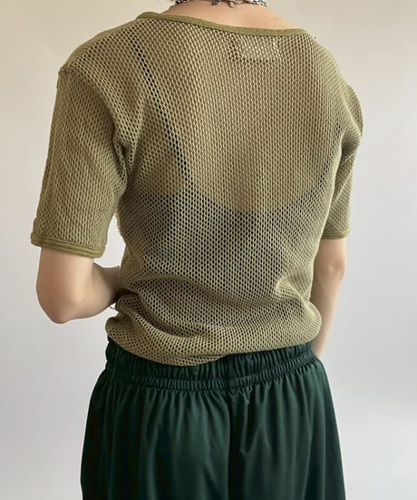 【USED】 Bobbi's S/S Mesh Top / 250517-022
