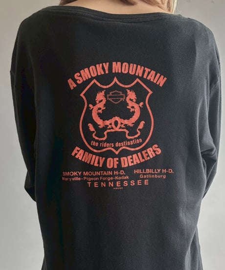 【USED】 Made in USA HARLEY DAVIDSON L/S T-shirt / 251004-030