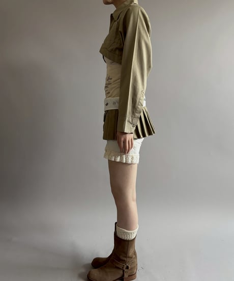 【Chinatsu Aoyama】 RE Makers Shirt Khaki / 260702-027