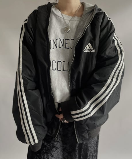 【USED】 adidas Padded REVERSIBLE Nylon Jacket/ 231202-030