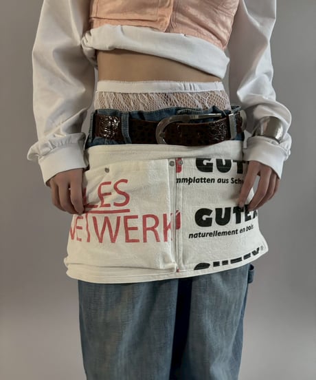 【RE;CIRCLE】 Re Eco Bag Apron /  260413-008
