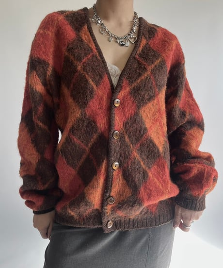 【USED】 MILFORD Vintage Wool Knit Cardigan /250201-012