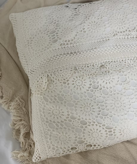 【RE;CIRCLE】RE Crochet Pillow Case/210614-005
