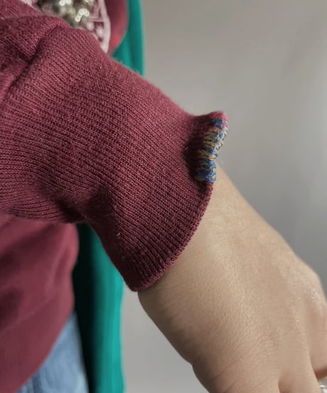 【MEND】 Sweatshirt 'Cambridge University' Wine Red / 221203-010