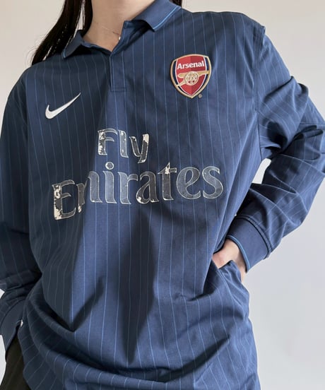 【USED】 Nike 09~10's Arsenal Soccer Shirt/ 250607-043