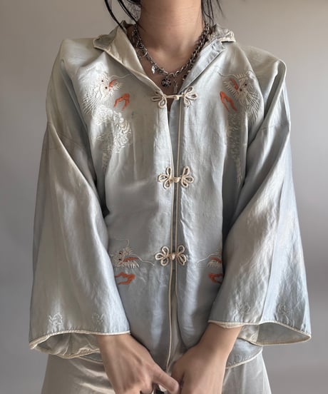 【USED】 Vintage China Shirt/ 260104-025