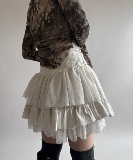 【USED】 Pattern Mini Skirt  /250412-026