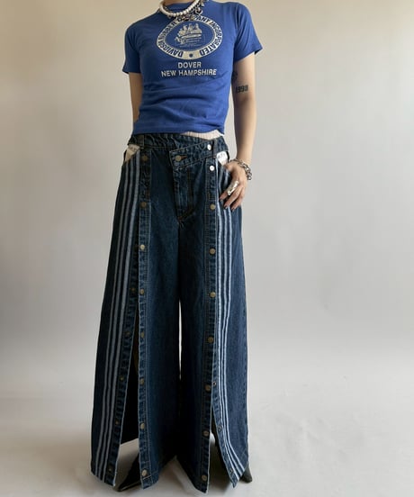 【USED】 adidas IVY PARK Design Wide Denim Pants /250510-068
