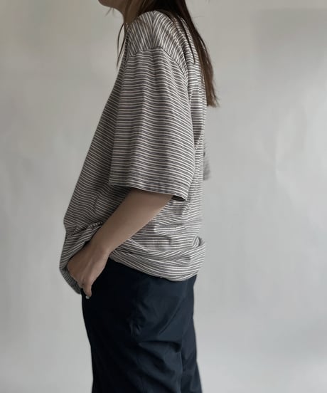 【USED】 Short Sleeved Multi Striped T-shirt / 220618-019