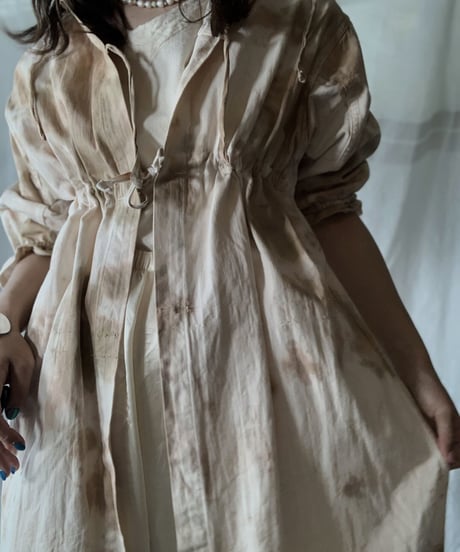 【RE;CIRCLE】 RE Medical Tie Dye S/S Gown④/210613-016