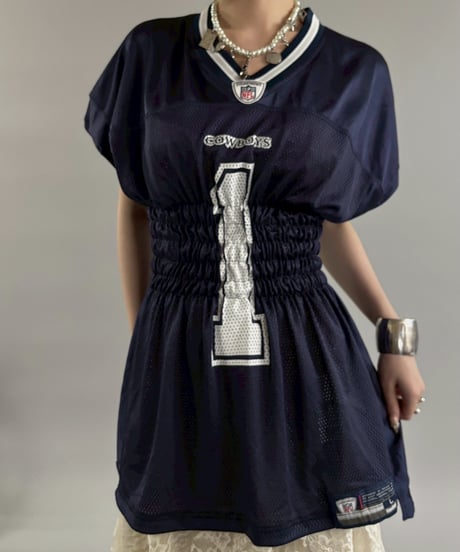 【RE;CIRCLE】 Shirring Football Shirt  /  250904-005