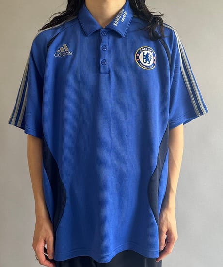 【USED】 adidas CHELSEA Soccer Shirt  /240603-070