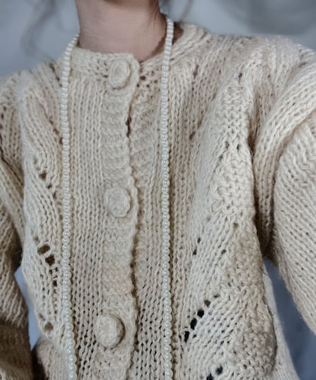 【USED】   Knit Cardigan/211216-030