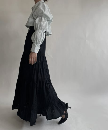 【RE;CIRCLE】 RE Short Striped Shirt / 220609-006