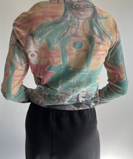 【USED】 Pattern Second Skin Top /250201-015