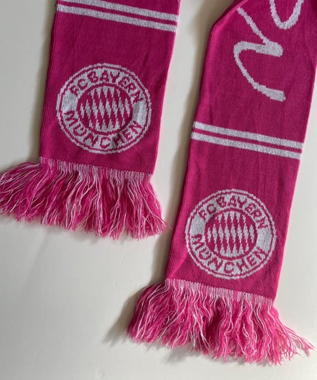【USED】 Knit Soccer Muffler Pink / 230206-019