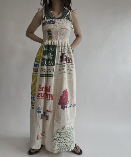 【RE;CIRCLE】 RE Eco-Friendly Bag Camisole One-piece / 220804-027