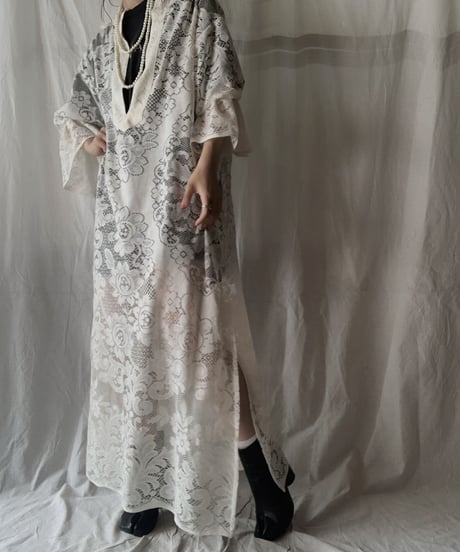 【RE;CIRCLE】 RE Front Open Lace One-piece/210714-014