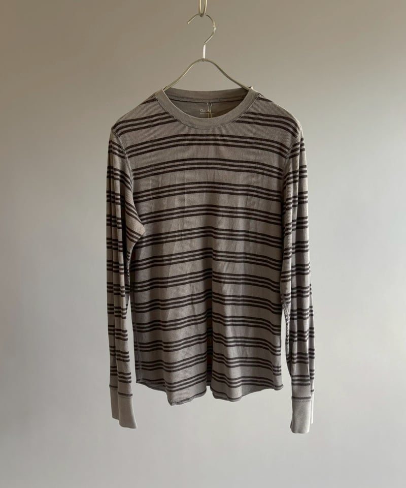 USED】 GAP Border Pattern Thermal Top / 260613-