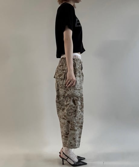 【USED】 Cutoff Military Shorts / 250621-011