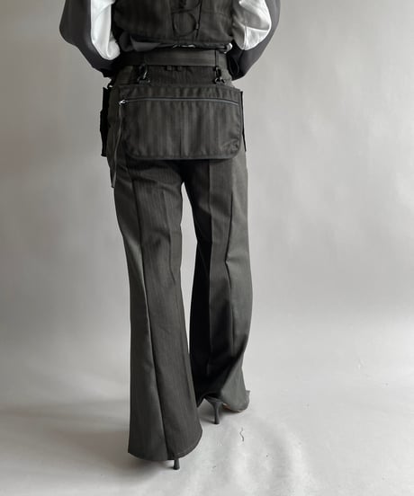 【RE;CIRCLE】 Re Suit Slit Pants/ 241003-019