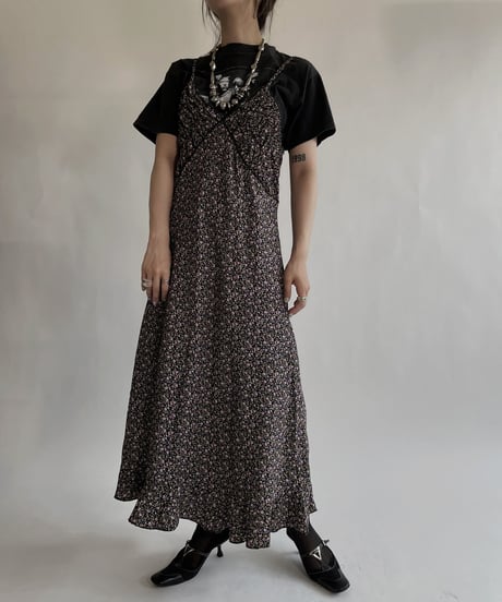 【USED】 Flower Printed Camisole One-piece / 220528-008