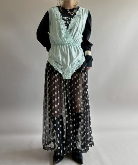 【USED】 Lace Design N/S Leotard / 260418-004