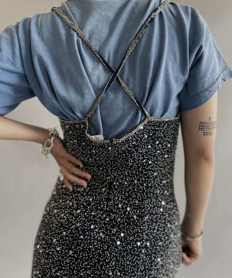 【USED】 Spangle Camisole One-Piece/ 230715-028