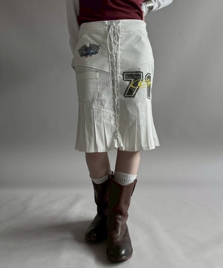 【USED】 I.AM.GIA Lace Up Design Skirt /260418-034