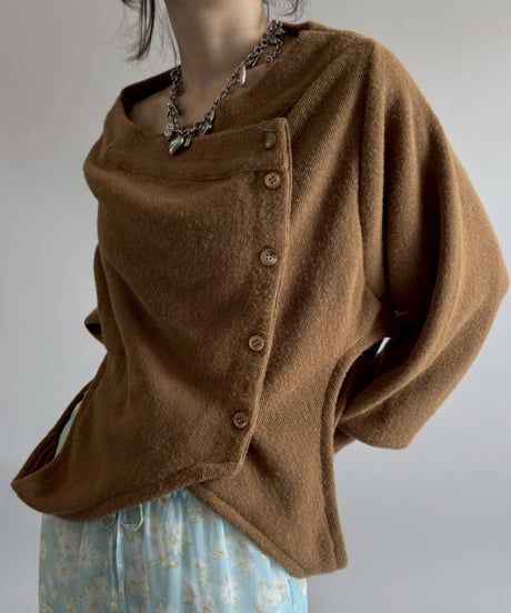 【RE;CIRCLE】 RE Deformed Acrylic Cardigan / 260312-004