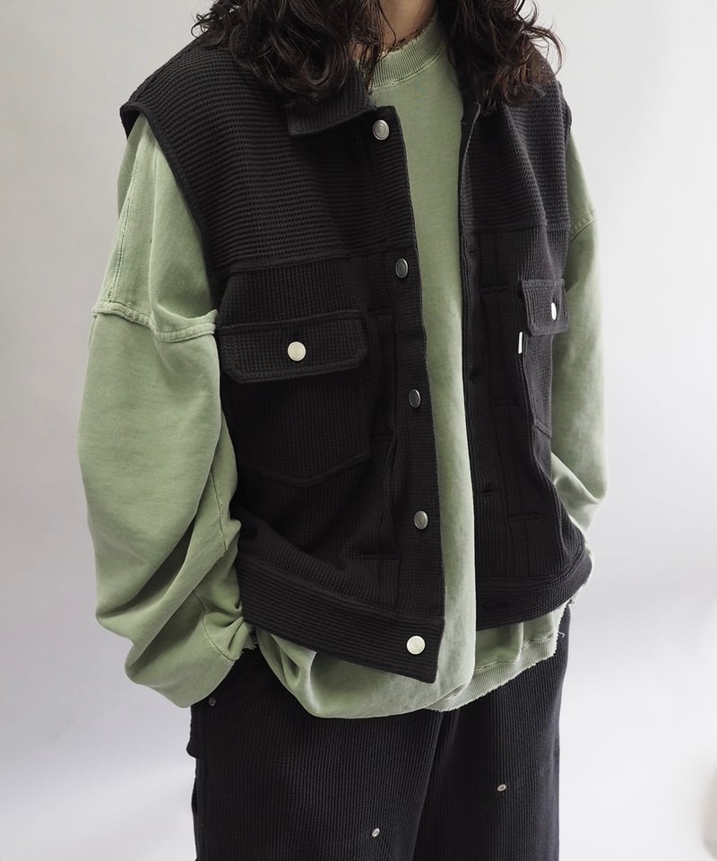REVERBERATE ベスト 24SS REVERBERATE リバーバレイト / LONG TAILORED
