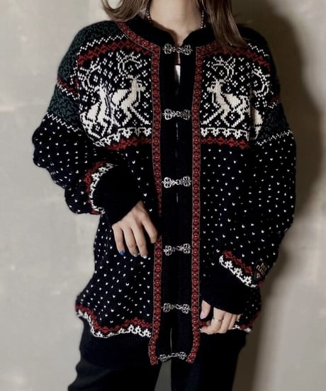 【USED】 Nordic Knit Cardigan / 201120-030