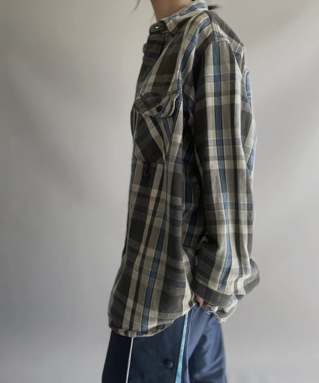 【USED】 Made in USA Carhartt Tartan Check Shirt/ 231125-010