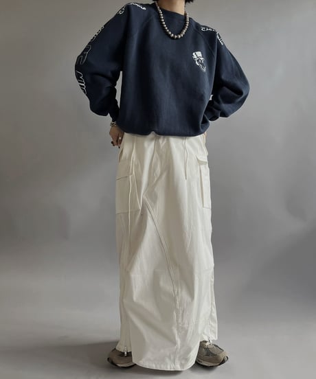 【Mashup Products】 Silk Screen Hanes L/S Sweat top /  240217-008