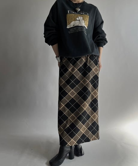 【USED】 JERSEES 90's Dog Sweat Top /241019-024